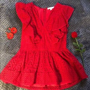 Women’s red Top 1901